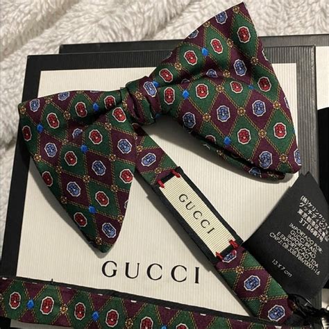 red gucci bow tie|Gucci bow tie sale.